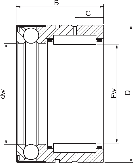Подшипник NX закрытого типа