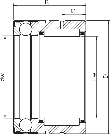 Подшипник NX серии